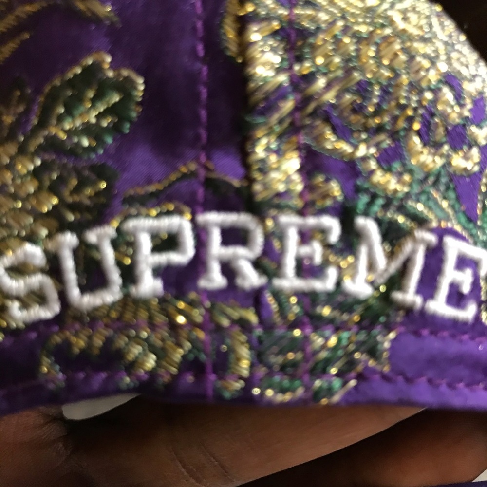 Supreme floral print cap